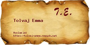 Tolvaj Emma névjegykártya